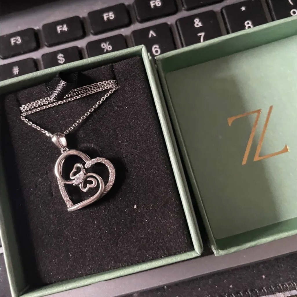 Necklace Zhulery Necklace For Women With 925 Sterling Silver And 3a Cubic Zirco
